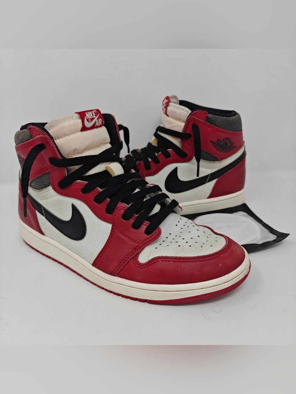 Nike Air Jordan 1 High OG Chicago Lost Found Size 9 DZ5485-612 Authenticated